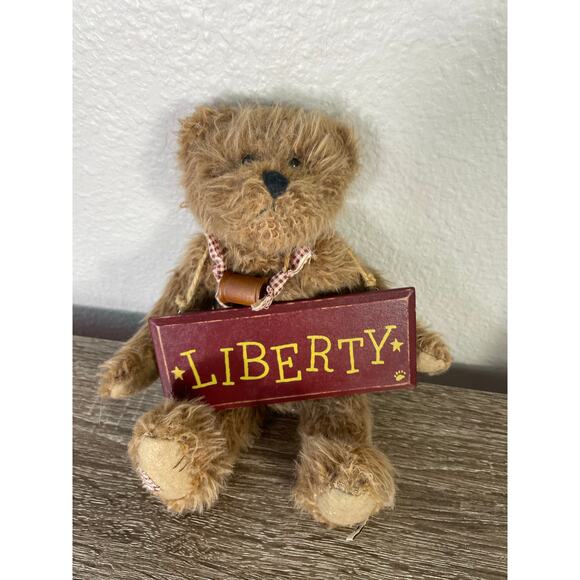 Boyds Bears Liberty Plush Bear 2009 Patriotic Enesco LTD Edition 8" w/ Tag USA - Picture 2 of 12